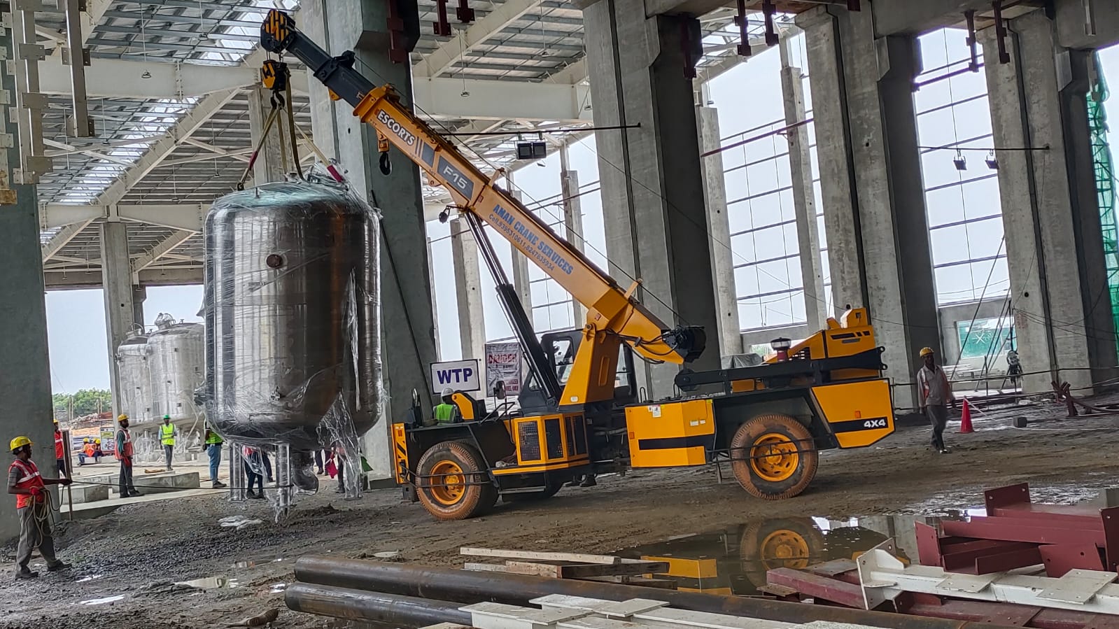 Industrial Equipment Erection
